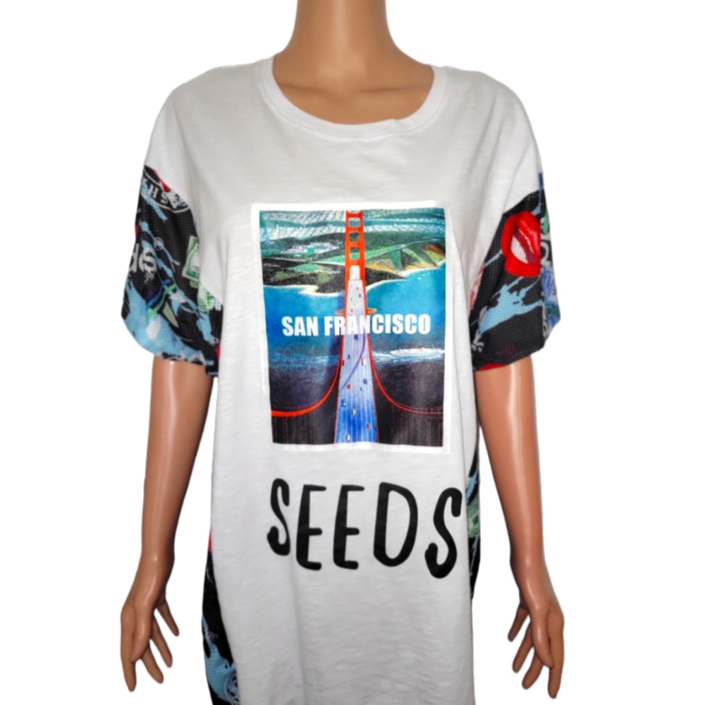 Adidas short sleeve graphic shirt